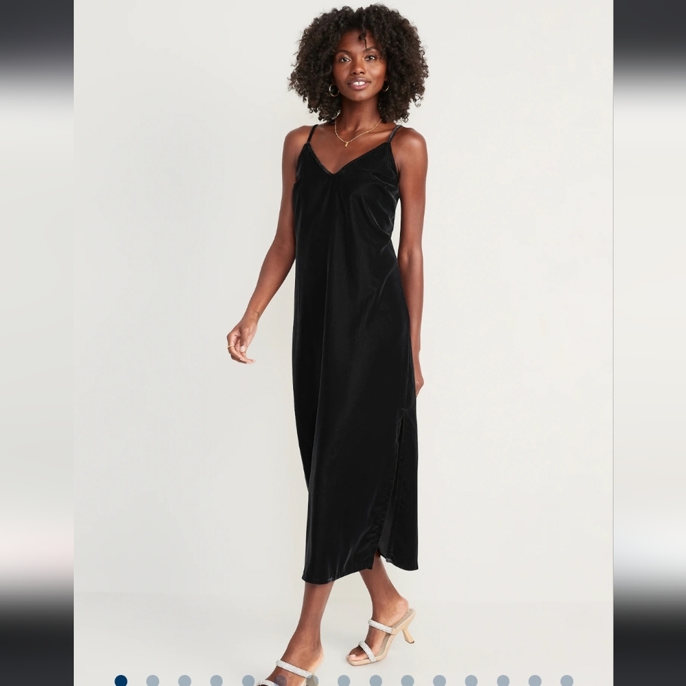 NWT Old Navy Velvet Slip Dress